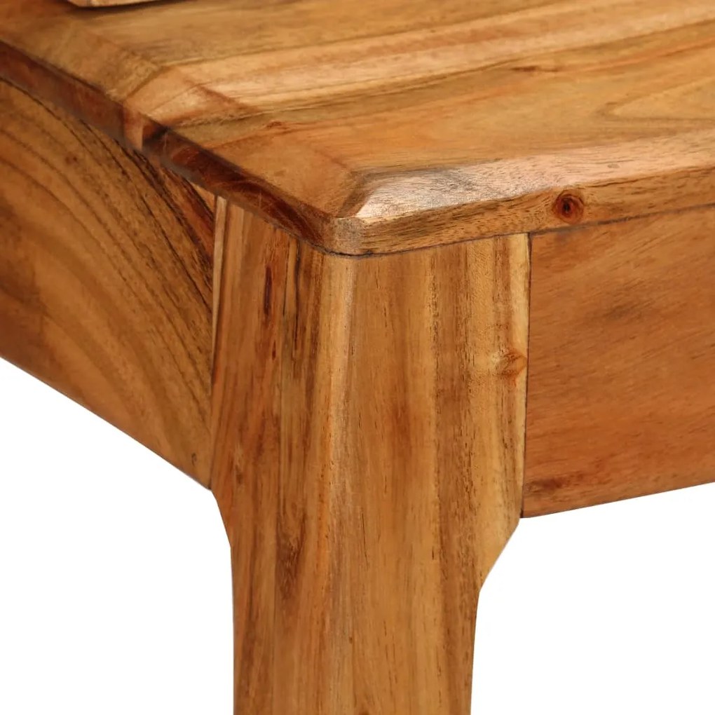 vidaXL Σεκρετέρ με Συρτάρια 88 x 50 x 90 εκ. από Μασίφ Ξύλο