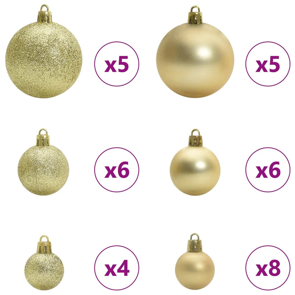 vidaXL Τεχνητό Χριστουγεννιάτικο Δέντρο με Άξονα με βάση Λευκό 120 cm