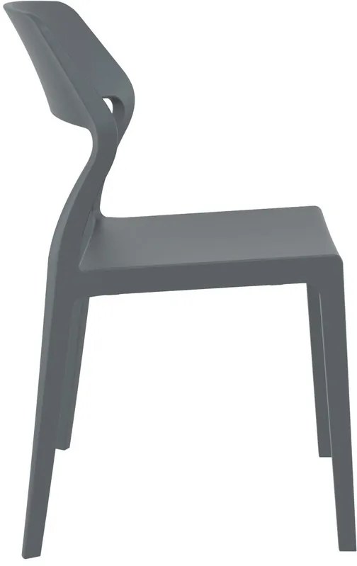 Καρέκλα Snow Dark Grey