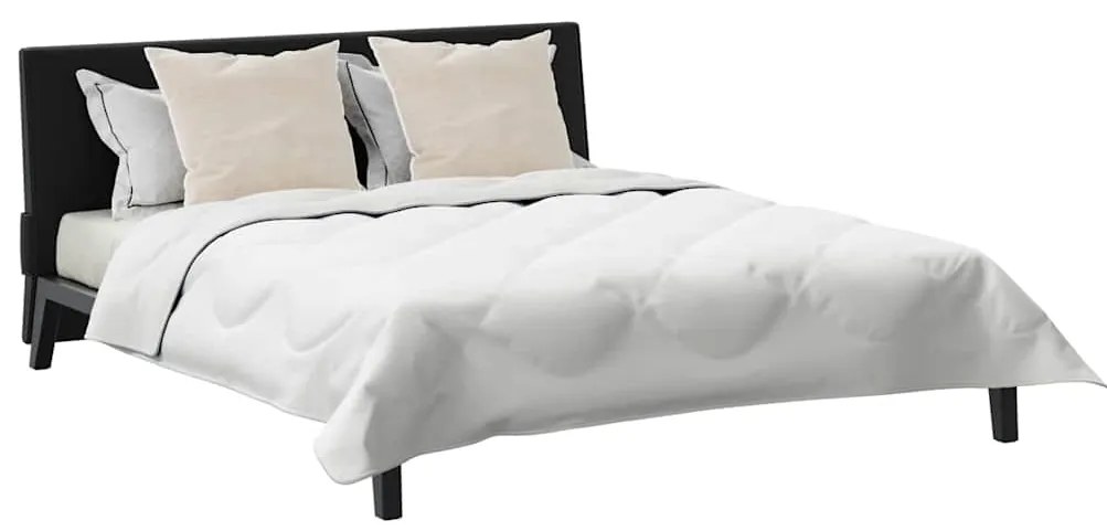 vidaXL Πάπλωμα με μαξιλάρι 3 pcs Λευκό Μικροΐνες