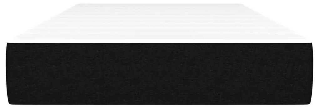 vidaXL Στρώμα με Pocket Springs Μαύρο 120x190x20 εκ. Υφασμάτινο