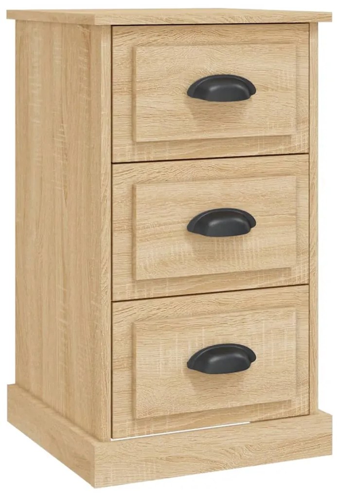 vidaXL Κομοδίνο Sonoma Δρυς 39 x 39 x 67 εκ. από Επεξεργασμένο Ξύλο