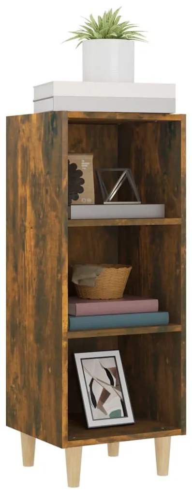 vidaXL Ντουλάπι Καπνιστή Δρυς 34,5 x 32,5 x 90 εκ. Επεξεργασμένο Ξύλο