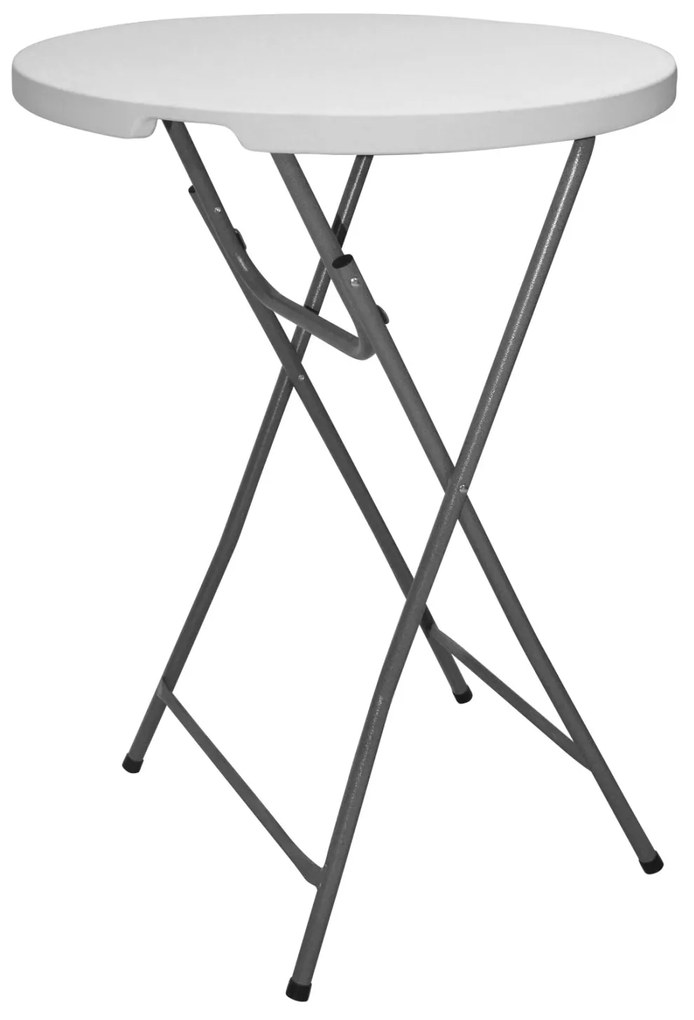 ΤΡΑΠΕΖΙ ΜΠΑΡ CATERING-ΣΥΝΕΔΡΙΟΥ HM5066 Φ81Χ110 εκ.ΠΤΥΣΣΟΜΕΝΟ