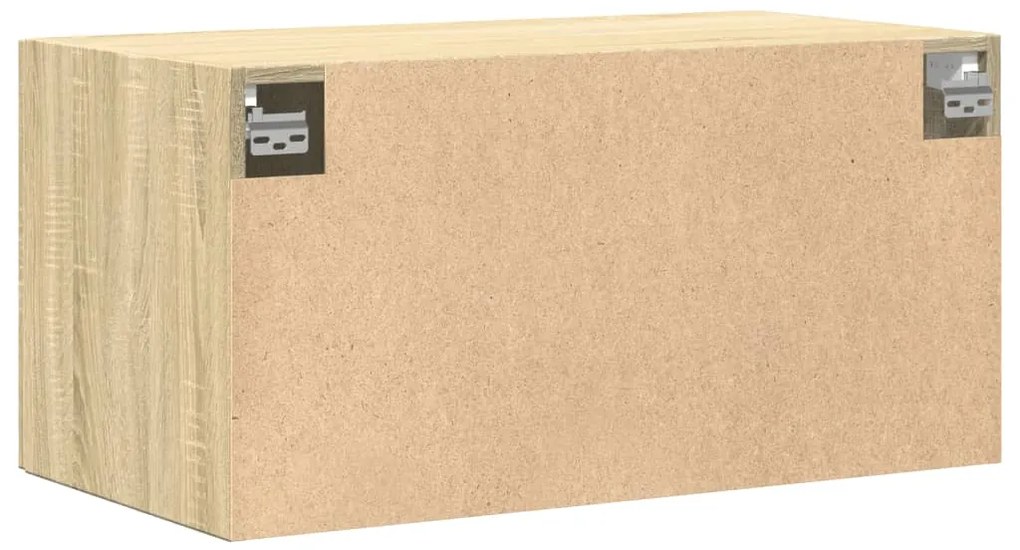vidaXL Ντουλάπι Τοίχου Sonoma Δρυς 80x42,5x40 εκ. Επεξεργασμένο Ξύλο
