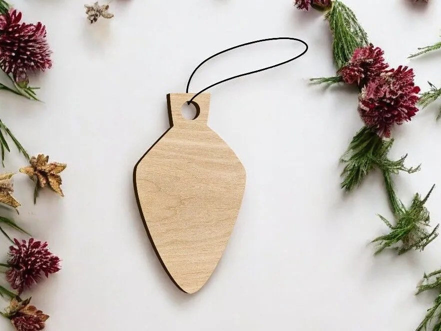 Σετ των 3 Intra απο ξύλο plywood 3mm-4mm πάχος – Κενό στολίδι λαμπτήρα 15x15 cm INTRAVECTRY-MY552875