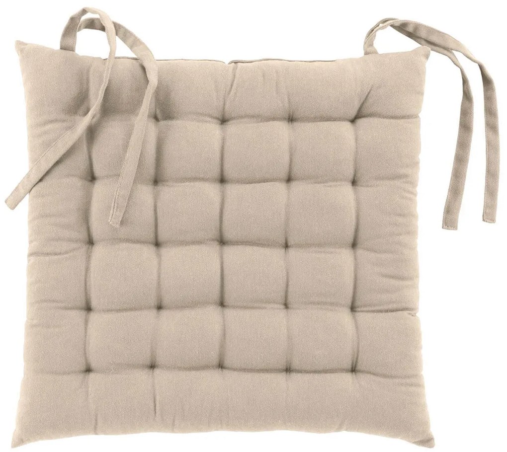 Διακοσμητικό Μαξιλάρι Καρέκλας Twily Douceur d'intérieur με διαστάσεις 38x38cm - Linen