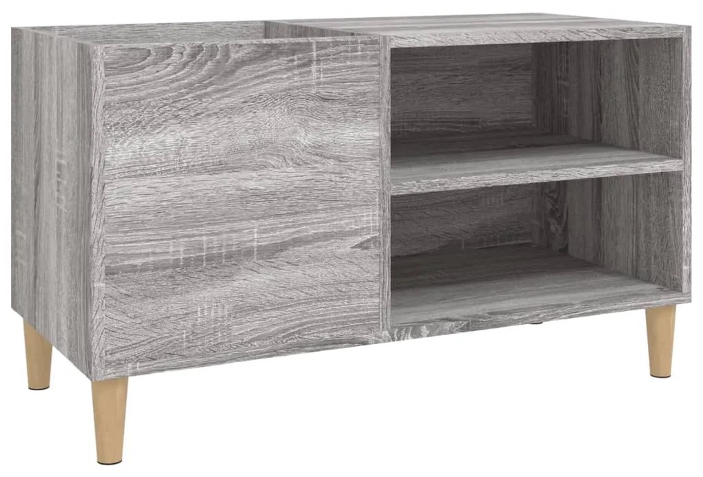 vidaXL Δισκοθήκη Γκρι Sonoma 84,5 x 38 x 48 εκ. από Επεξεργασμένο Ξύλο