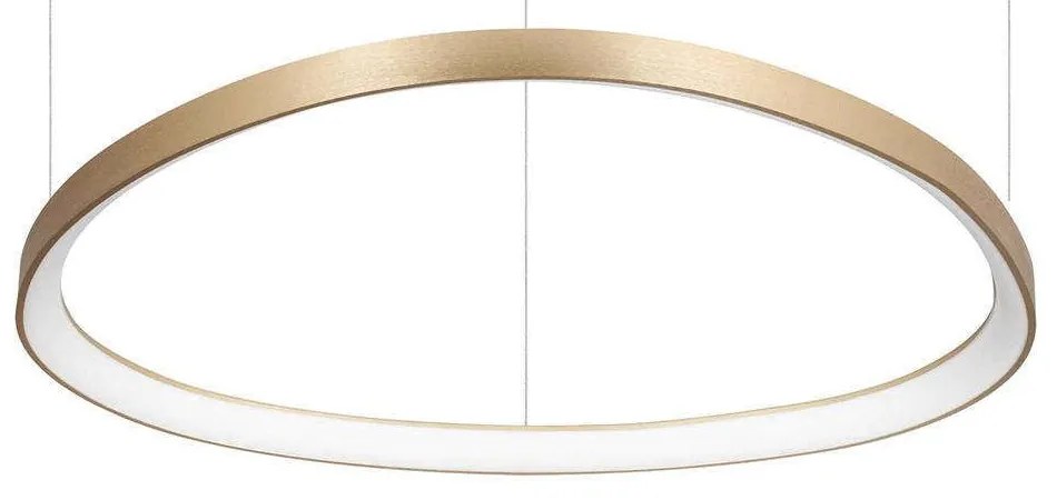 Φωτιστικό Οροφής Gemini 269849 81x18,5/180x81cm LED 60W 3000K Gold Ideal Lux