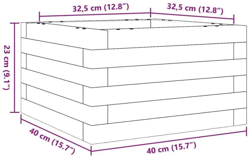 ΖΑΡΝΤΙΝΙΕΡΑ 40X40X23 ΕΚ. ΑΠΟ ΜΑΣΙΦ ΞΥΛΟ ΨΕΥΔΟΤΣΟΥΓΚΑΣ 847181