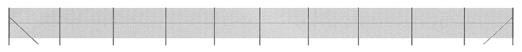 vidaXL Συρματόπλεγμα Περίφραξης Ανθρακί 2 x 25 μ.