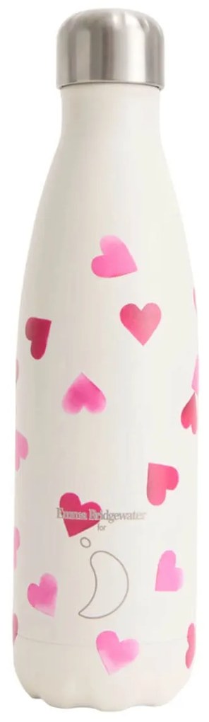 Μπουκάλι Θερμός Original Emma Bridgewater Chilly's με χωρητικότητα 500ml και διατήρηση θερμοκρασίας 12h ζεστό / 24h κρύο - Hearts