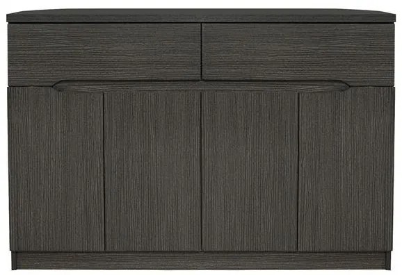 Μπουφές Jolene με 2 Συρτάρια & 4 Πόρτες Zebrano 120x40x80 εκ. 120x40x80 εκ.