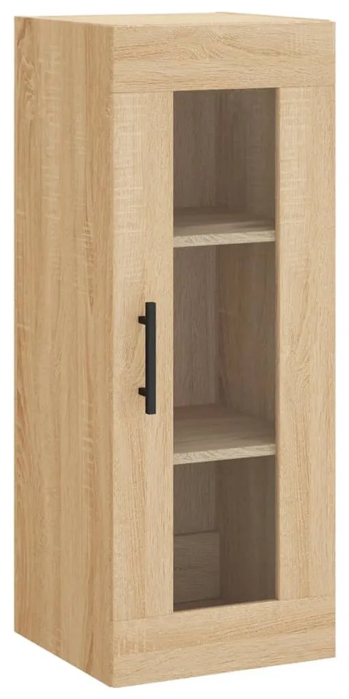 vidaXL Μπουφές Sonoma δρυς 34,5 x 34 x 180 εκ. από Επεξεργασμένο Ξύλο