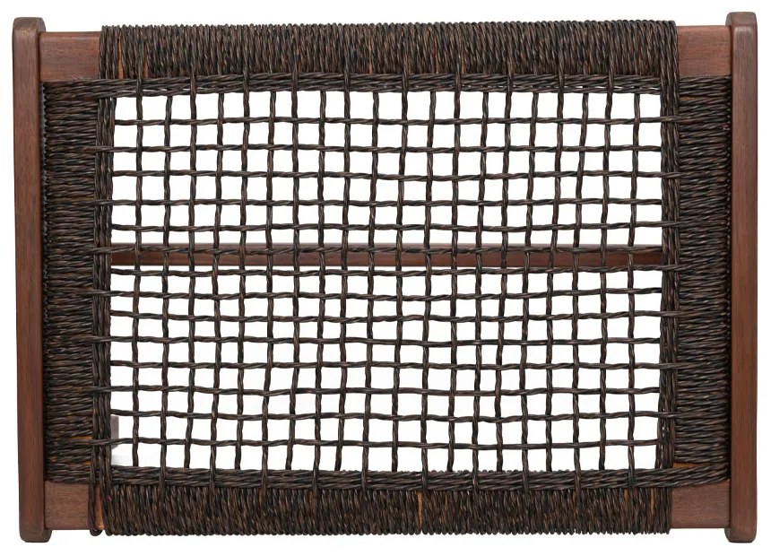 MESH ΣΚΑΜΠΩ ΚΑΦΕ ANTIQUE ΚΑΡΥΔΙ 57x41xH35,5cm - 22-0184