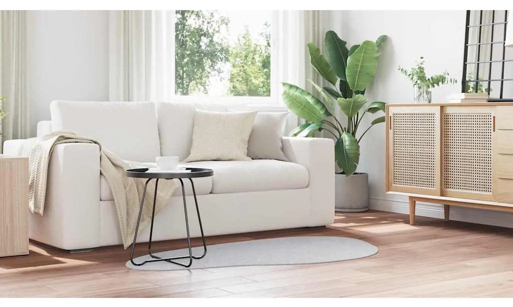 vidaXL Χαλί Γκρι 80 x 150 cm Πολυεστέρας