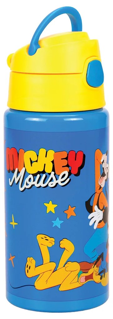 Παγούρι 500ml Με Καλαμάκι Gim Mickey Friends 553-16248