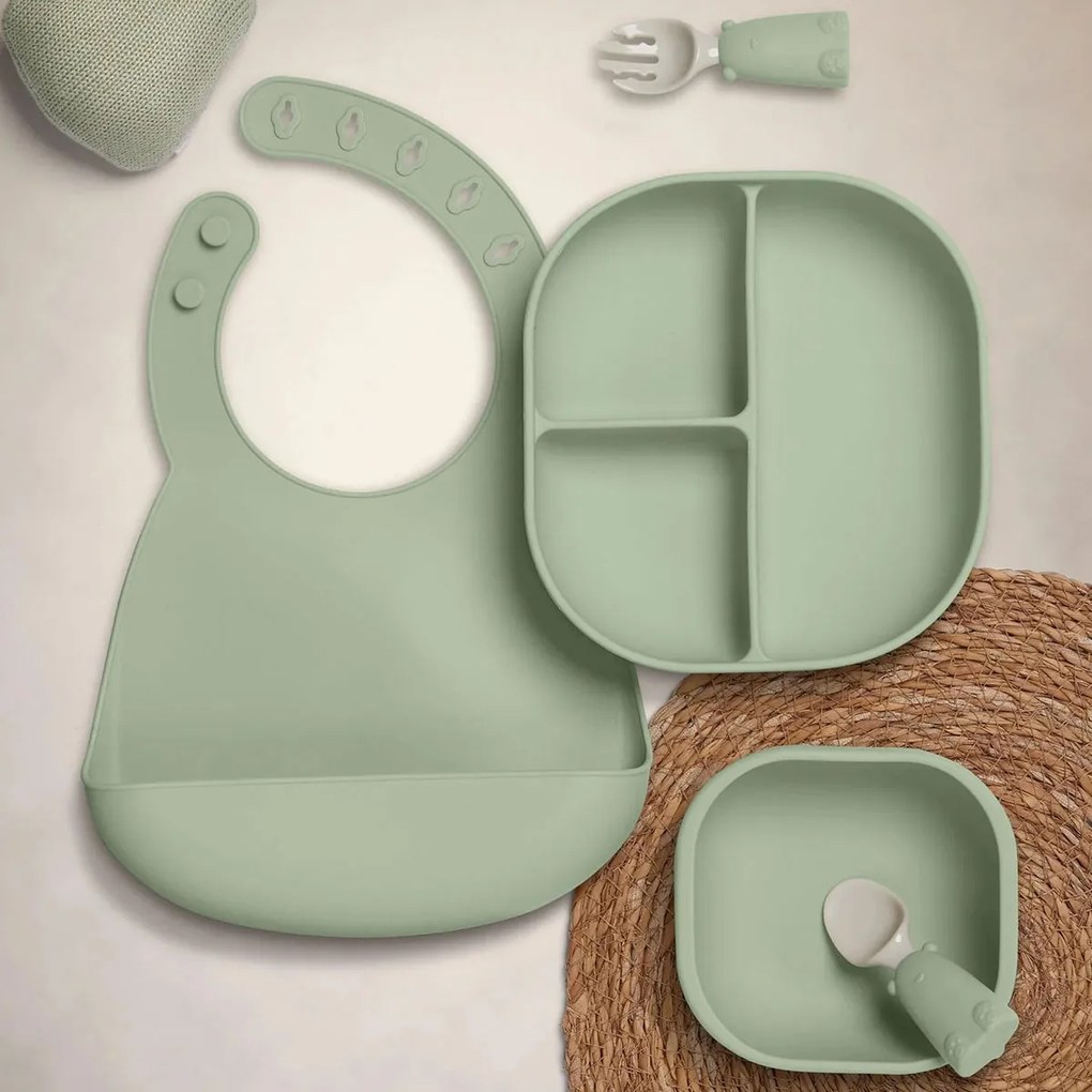 Παιδικό Σετ Φαγητού 5τμχ Mamas &amp; Papas Kiwi 24280134