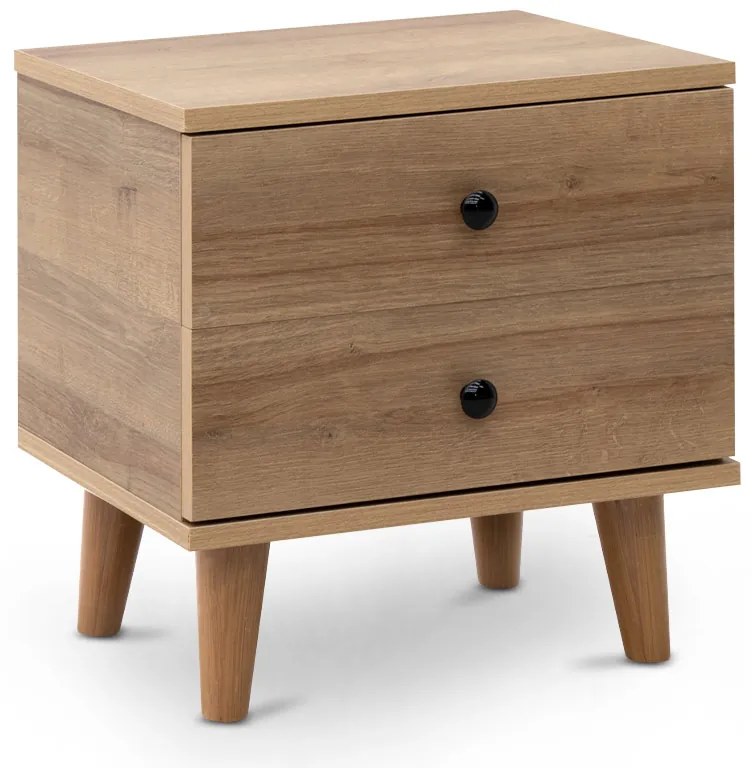 Κομοδίνο Luce Megapap από μελαμίνη χρώμα pine oak 45x35x47εκ.-GP022-0049,4