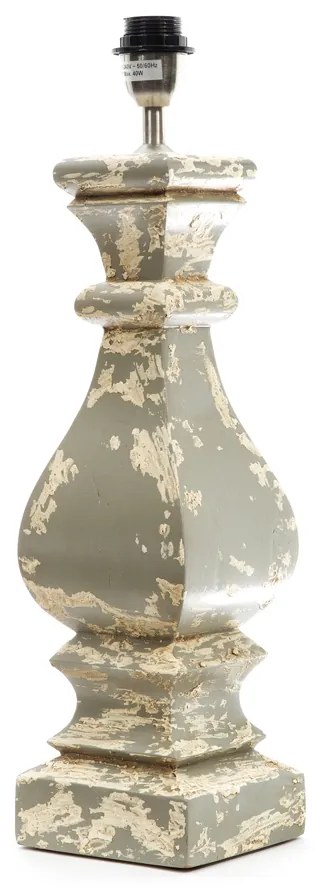 Artekko Camille Βάση Επιτραπέζιας Λάμπας Ξύλο/Μέταλλο (14x14x56)cm