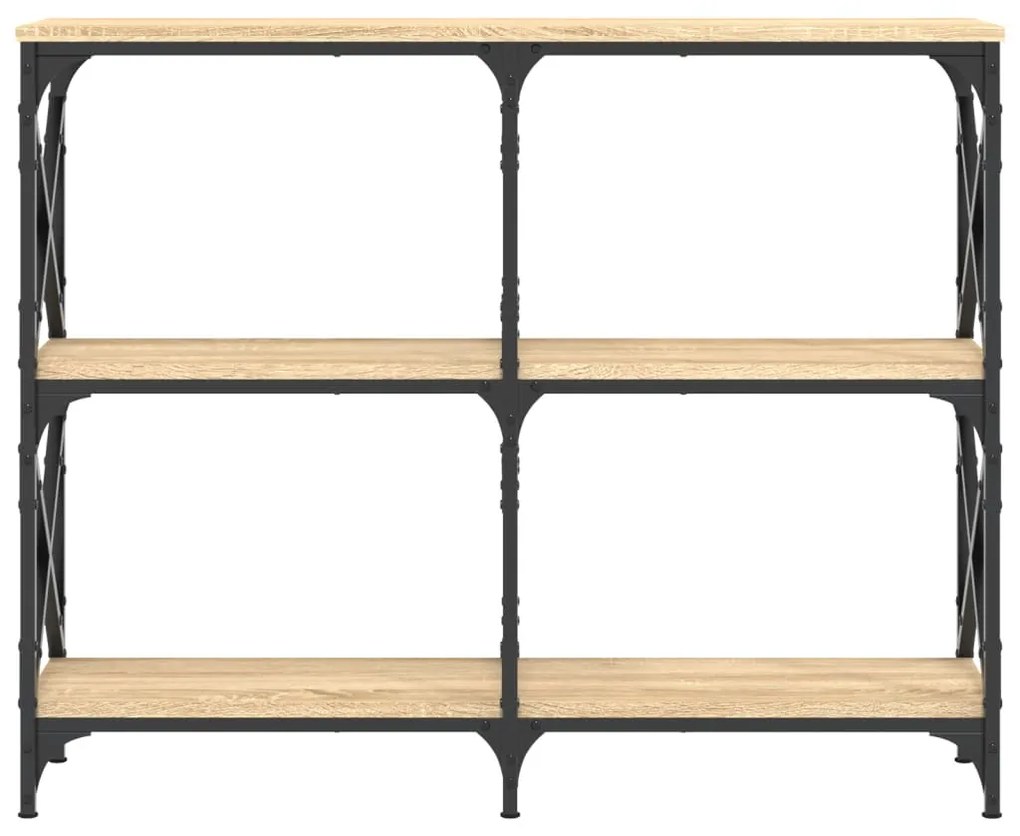vidaXL Τραπέζι Κονσόλα Sonoma Δρυς 100 x 28 x 80,5 εκ. Επεξεργ. Ξύλο