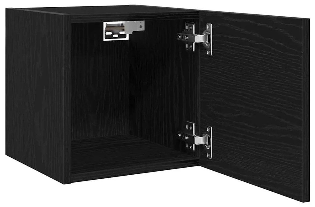 vidaXL Ντουλάπι TV 2 pcs Μαύρο 30.5 x 30 x 30 εκ. Επεξεργασμένο ξύλο