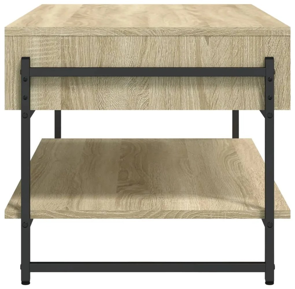 vidaXL Τραπεζάκι Σαλονιού Sonoma Δρυς 90x50x45 εκ. Επεξεργασμένο Ξύλο