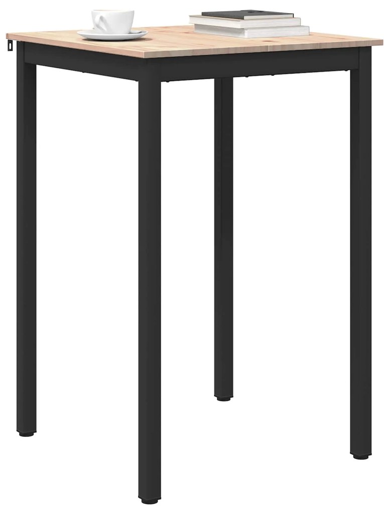 vidaXL Τραπέζι μπαρ Φυσικό 110 x 55 x 105 εκ. Στερεά ξυλεία πεύκου