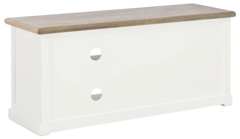 vidaXL Έπιπλο Τηλεόρασης Λευκό 90 x 30 x 40 εκ. Ξύλινο