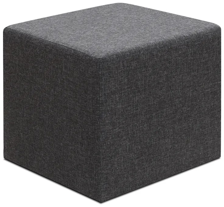 Σκαμπώ Linda Megapap υφασμάτινο χρώμα ανθρακί 40x40x40εκ.