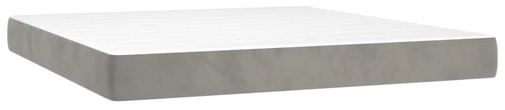 ΚΡΕΒΑΤΙ BOXSPRING ΜΕ ΣΤΡΩΜΑ ΑΝΟΙΧΤΟ ΓΚΡΙ 160X200 ΕΚ. ΒΕΛΟΥΔΙΝΟ 3141551