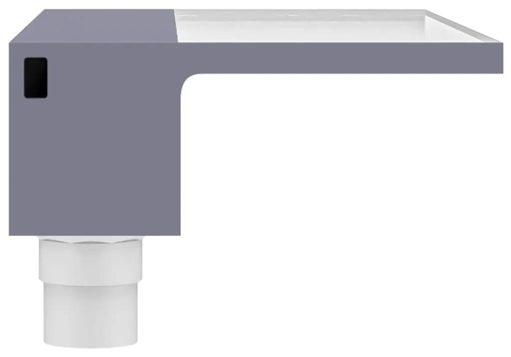 Σιντριβάνι Καταρράκτης Πισίνας με RGB LED 45 εκ. Ακρυλικό - Διαφανές