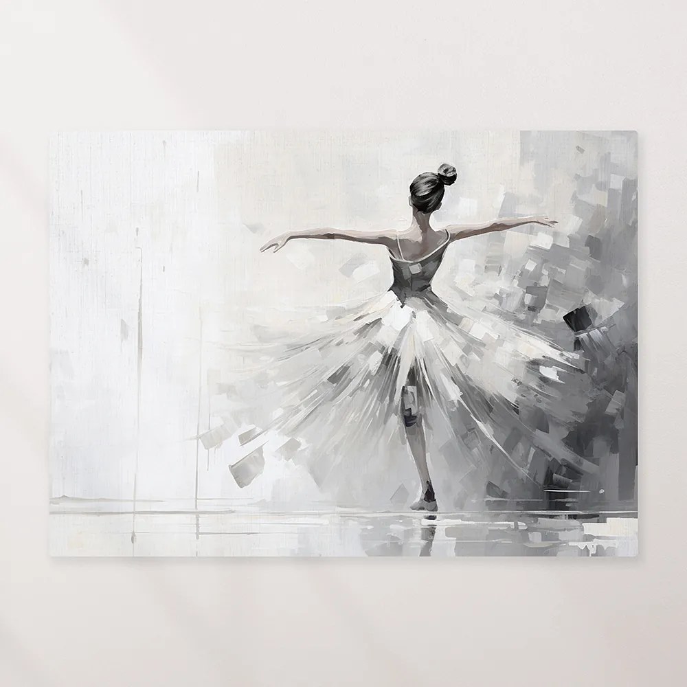 Πίνακας σε καμβά Black &amp; White Ballerina KNV2530 45cm x 65cm