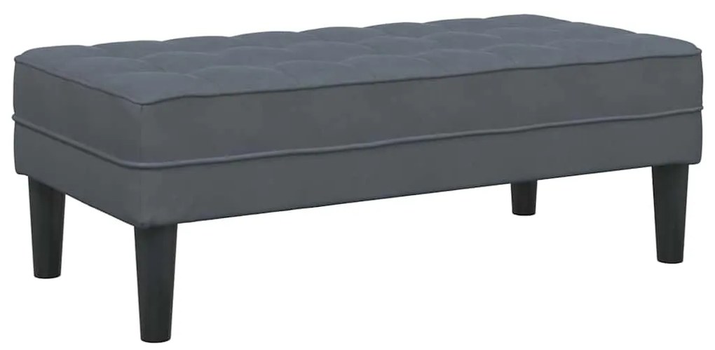 vidaXL Σετ Καναπέ 2 pcs Σκούρο γκρι 173 x 131 x 67 εκ Βελούδο