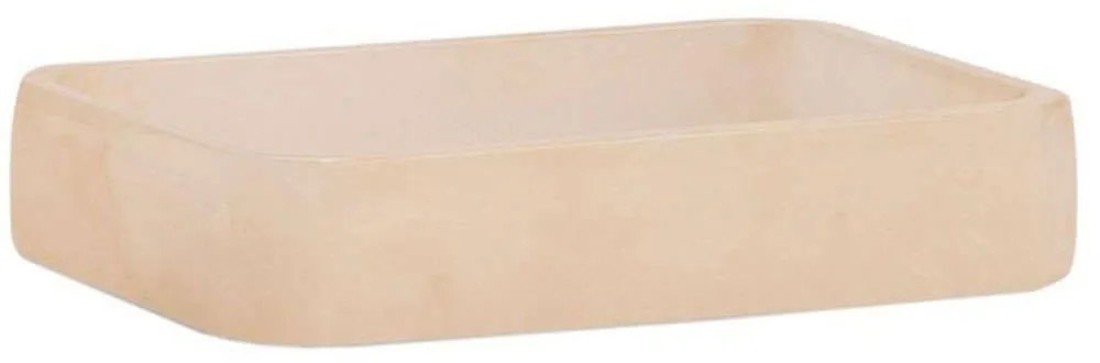 Σαπουνοθήκη Nacar AH-BA24191 13x9,5x2,5cm Beige Andrea House Πολυρεσίνη