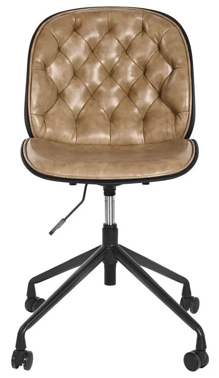 Καρέκλα Γραφείου DKD Home Decor Ανοιχτό καφέ πολυπροπυλένιο 47,5 x 57,5 x 83 cm