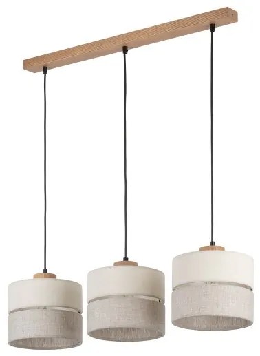 Κρεμαστό Φωτιστικό Οροφής 3xE27 15W IP20 Γκρι Eco 5771 TK Lighting-5771-Γκρι 5771