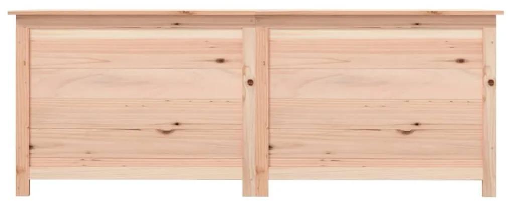 Κουτί Μαξιλαριών Εξ. Χώρου 150x50x56 εκ. από Μασίφ Ξύλο Ελάτης - Καφέ