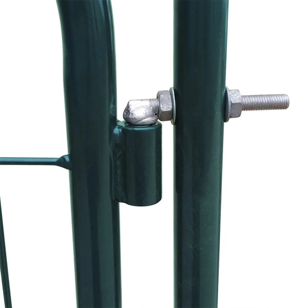 vidaXL Πύλη Φράχτη Κήπου Πράσινη 100x100 εκ.