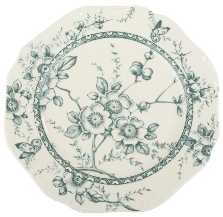 Σερβίτσιο Πιάτων Πορσελάνης Tiffany Green – Σετ 20τμχ - Oriana Ferelli