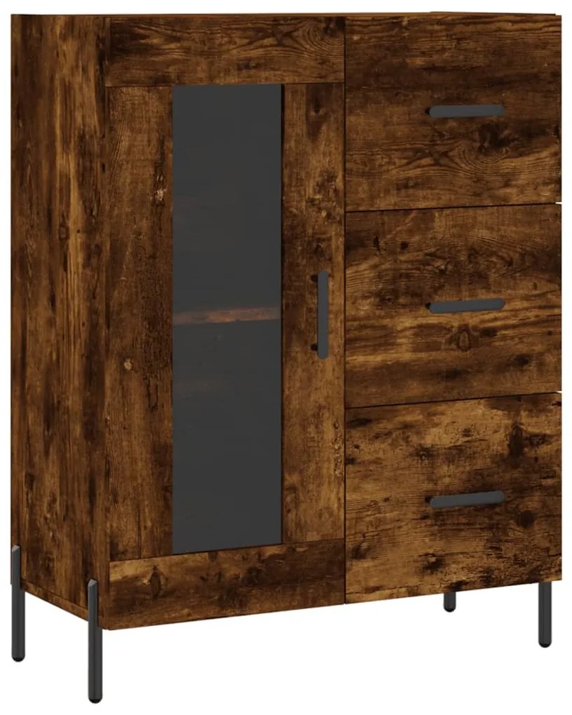 vidaXL Ντουλάπι Καπνιστή Δρυς 69,5 x 34 x 90 εκ. Επεξεργασμένο Ξύλο