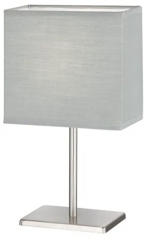Επιτραπέζιο Φωτιστικό Νίκελ Kate Η30 Φ17 Fischer Honsel-850114-Γκρι 850114