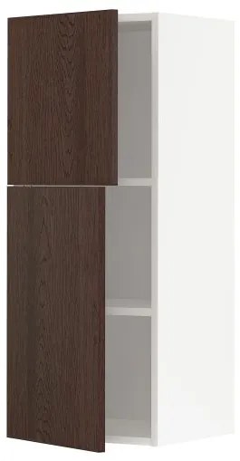 METOD ντουλάπι τοίχου με ράφια/2 πόρτες, 40x100 cm 394.655.12