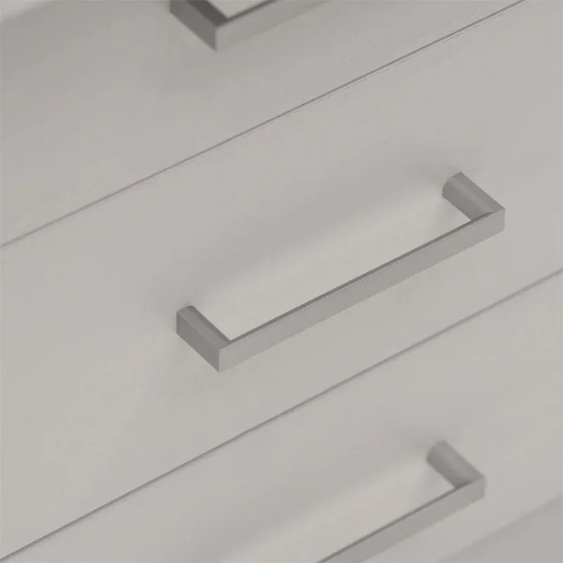 Συρταριέρα Elise με 4 συρτάρια λευκό 69x40x71εκ 69x40x71 εκ.