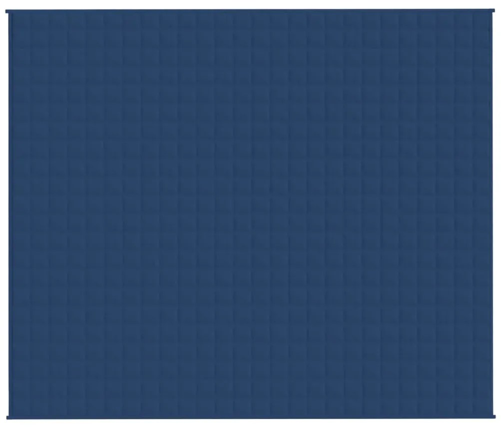 vidaXL Κουβέρτα Βαρύτητας Μπλε 220 x 260 εκ. 15 κ. Υφασμάτινη