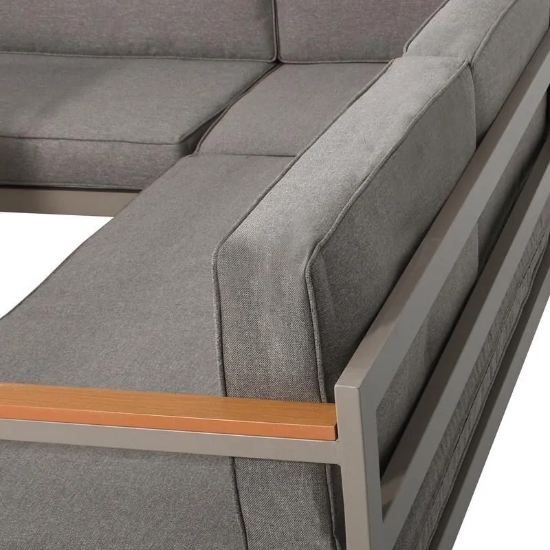 Σετ κήπου γωνιακό Estelle Fylliana Μπέζ 213x213x65 εκ. 213x213x65 εκ.