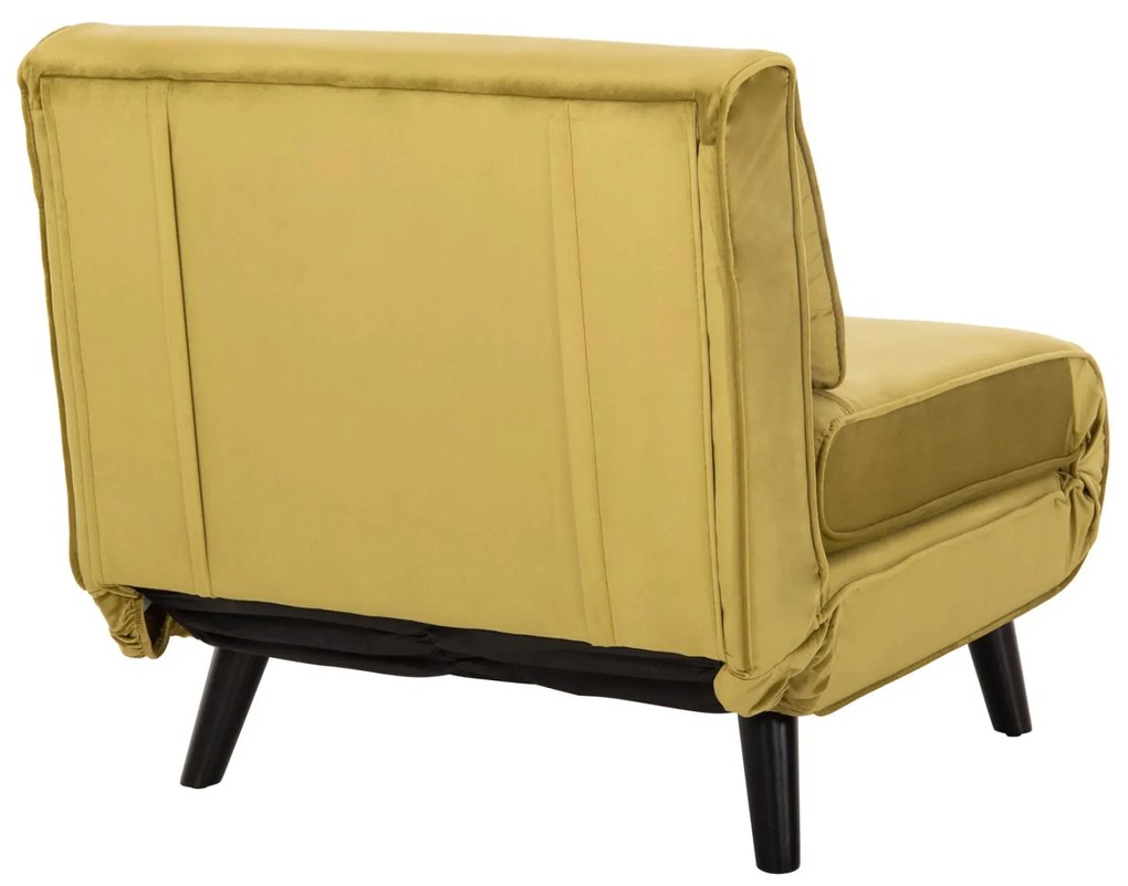 Πολυθρόνα - Κρεβάτι BRAXTON C8425.23 Λαδί Βελούδο 78x88x78Υ εκ. 78x88x78 εκ.