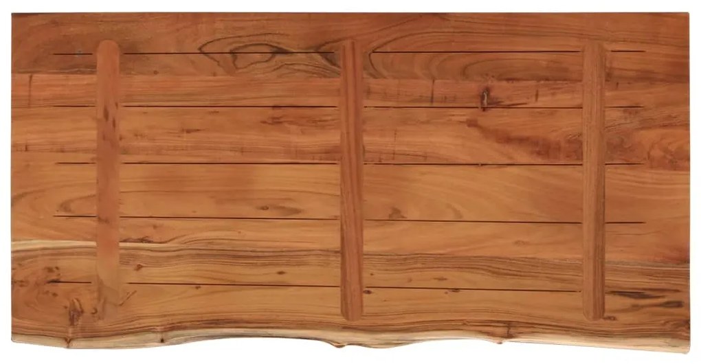 vidaXL Πάγκος Μπάνιου Ορθογώνιος 120x60x2,5 εκ. από Μασίφ Ξύλο Ακακίας