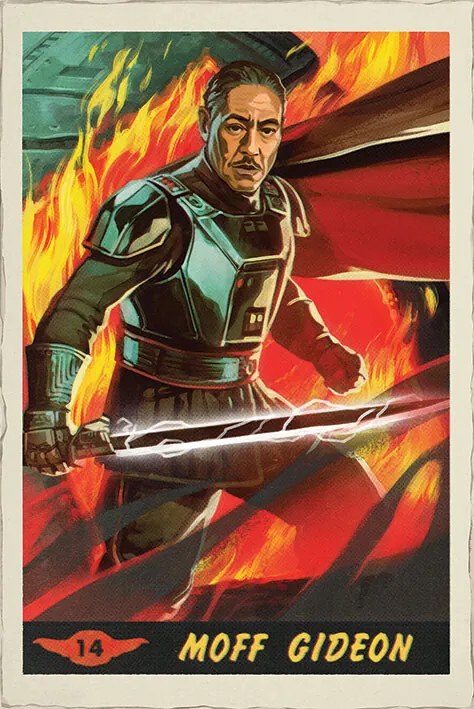 Αφίσα Star Wars: The Mandalorian - Moff Gideon Card