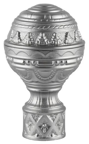 Κουρτινόβεργα μονή απλή Venetia 25/19 – χρώμιο ματ - 240 cm